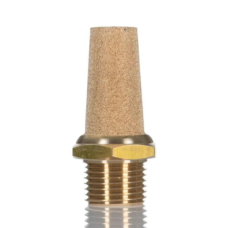 Norgren Brass Pneumatic Silencer T40B4800 10 bar, Threaded Male, 60mm Length T40B4800