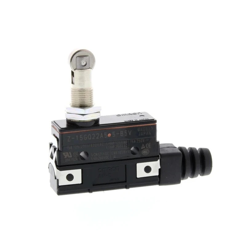 Omron Z Series Roller Plunger Limit Switch SPDT, IP62, 500V, 15A Z-15GQ22A55-B5V