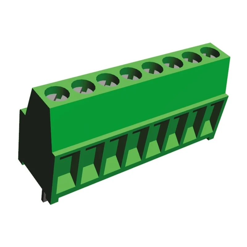 TE Connectivity Buchanan Series PCB Terminal Block 8-Contact 2.54mm Pitch 1 Row 150V 10A 282834-8