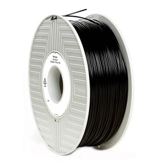 Verbatim 1.75 mm Black PLA 3D Printer Filament, 1 kg 55318