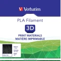 Verbatim 1.75 mm Black PLA 3D Printer Filament, 1 kg 55318