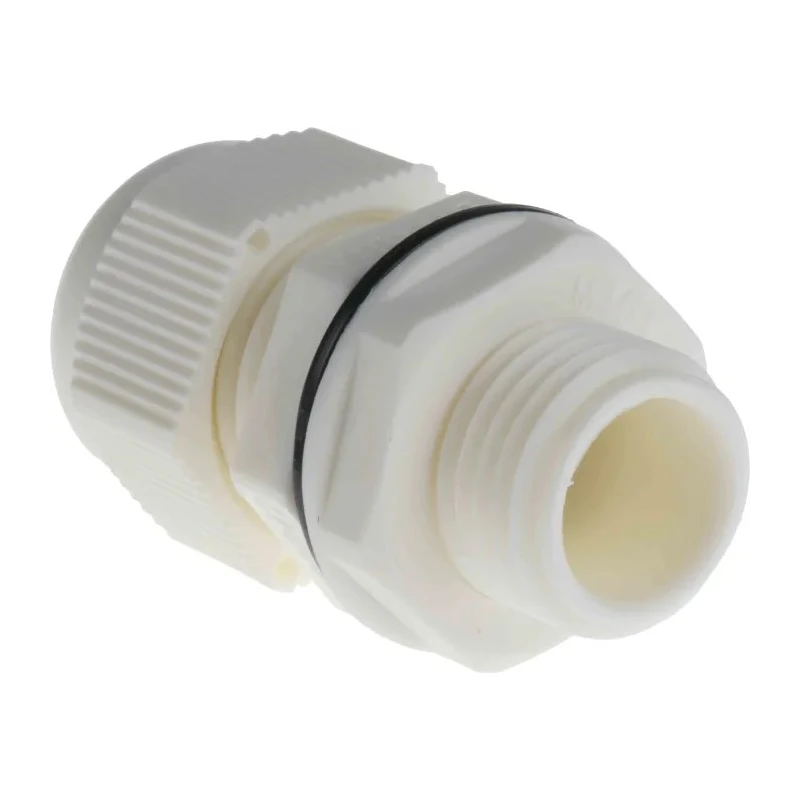 RS PRO AG-D Series White Polyamide 66 Cable Gland M16 Thread Size, 5 mm to 10 mm Cable Diameter, IP68 Rated 822-9767