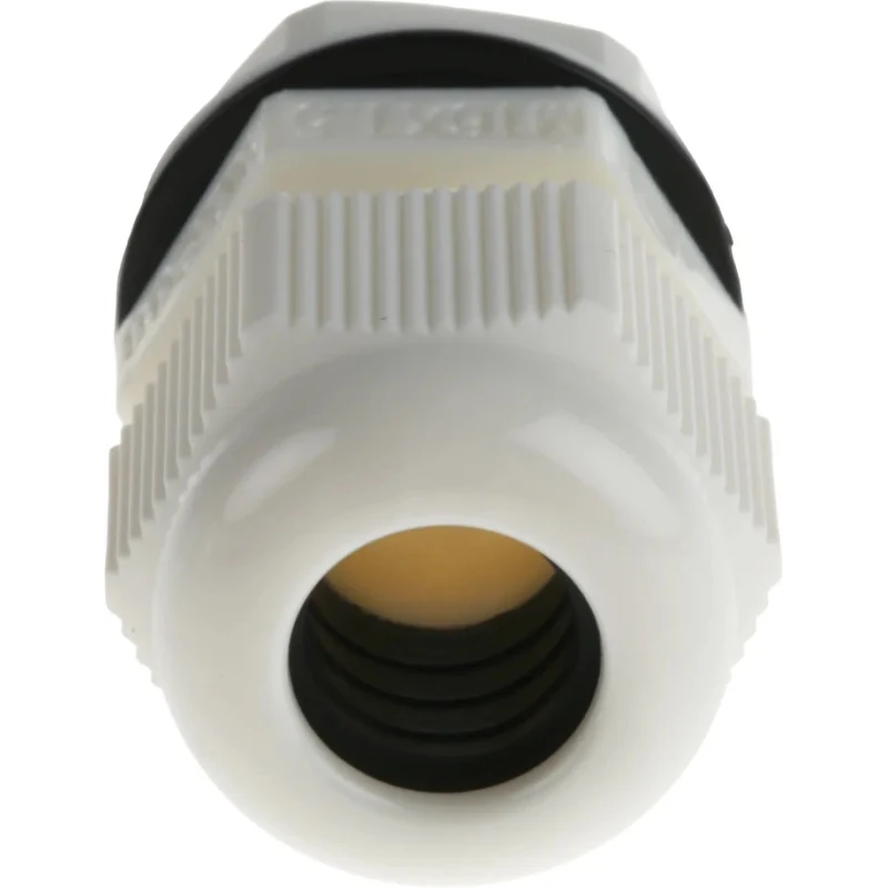 RS PRO AG-D Series White Polyamide 66 Cable Gland M16 Thread Size, 5 mm to 10 mm Cable Diameter, IP68 Rated 822-9767