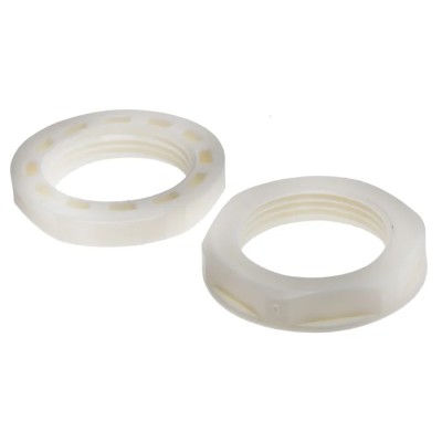 RS PRO White Polyamide 66 Cable Gland Locknut, M25 Thread, IP68 822-9818
