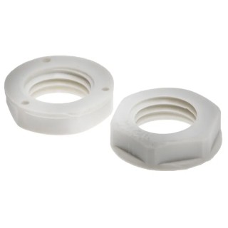 RS PRO Grey Polyamide 66 Cable Gland Locknut, M12 Thread, IP68 822-9791