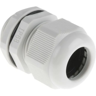 RS PRO AG-D Series Grey Polyamide 66 Cable Gland, M25 Thread, 13 mm min. to 18 mm max., IP68 822-9745