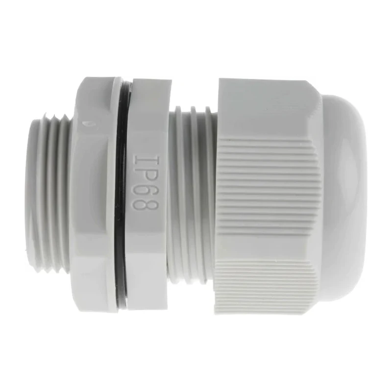 RS PRO AG-D Series Grey Polyamide 66 Cable Gland, M25 Thread, 13 mm min. to 18 mm max., IP68 822-9745
