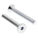 RS PRO Bright Zinc Steel Hex Socket Countersunk Screw, Hex Drive, M8 Thread, 60 mm Length 822-9268