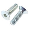 RS PRO Bright Zinc Steel Hex Socket Countersunk Screw, M12 x 40 mm DIN 7991 Grade A 822-9290