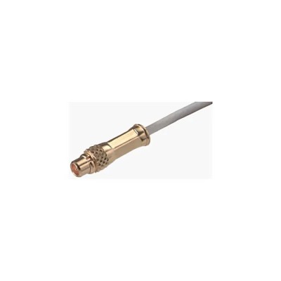 Huber+Suhner 11_MMCX-50-1-2/111_OE Series Coaxial Connector Cable Male MCX, 50 Ω, Straight Body Crimp