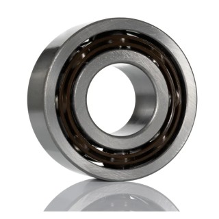 RS PRO Single Row Angular Contact Ball Bearing 10 mm ID, 30 mm OD, 9 mm Race Width 7200B