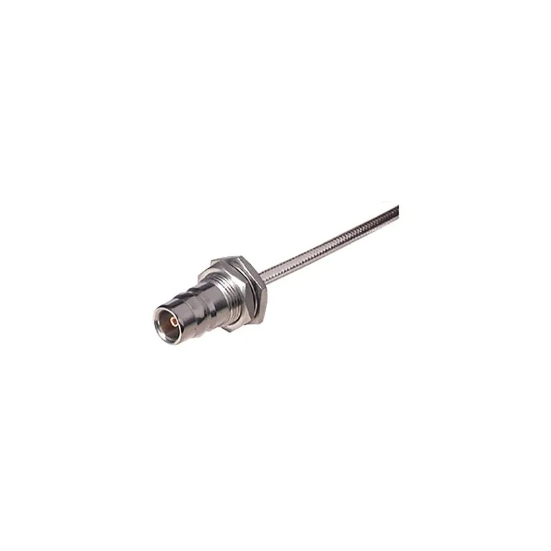 Huber+Suhner 24_QN-50-3-3/13-_NE Series Coaxial Connector Cable Female QN, 50 Ω, Straight Body Solder 24_QN-50-3-3/13-_NE
