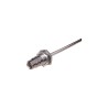 Huber+Suhner 24_QN-50-3-3/13-_NE Series Coaxial Connector Cable Female QN, 50 Ω, Straight Body Solder 24_QN-50-3-3/13-_NE