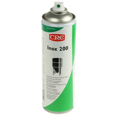 CRC Silver Spray Paint 500 ml Aerosol Can, Water-Based Protective Coating for Stainless Steel Surfaces 32337