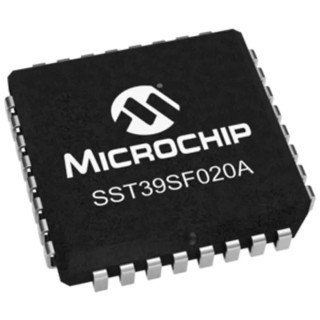 Microchip Split Gate 2 MB Parallel Flash Memory 32-Pin PLCC SST39SF020A-70-4C-NHE