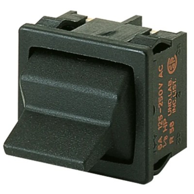 Marquardt Panel Mount Toggle Switch On-Off-On DPDT Tab Terminal 12V dc 250V ac 01819.1302-01