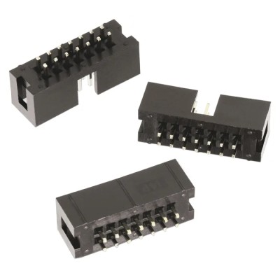 Wurth Elektronik WR-BHD Series Straight Through Hole PCB Header, 6 Contacts, 2.54 mm Pitch, 2 Row, Shrouded 61200621621