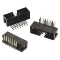 Wurth Elektronik WR-BHD Series Right Angle Through Hole PCB Header, 24 Contact, 2.54 mm Pitch, 2 Row, Shrouded 61202421721