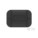 TE Connectivity LEAVYSEAL Automotive Connector Male Black Flange 21 Way Crimp Termination 1-2112162-1