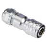 RS PRO Circular Connector M12 Plug Male Cable Mount, 9 Contacts, IP67, Push Pull, Chrome Plated Brass, Gold Plated 206-5030