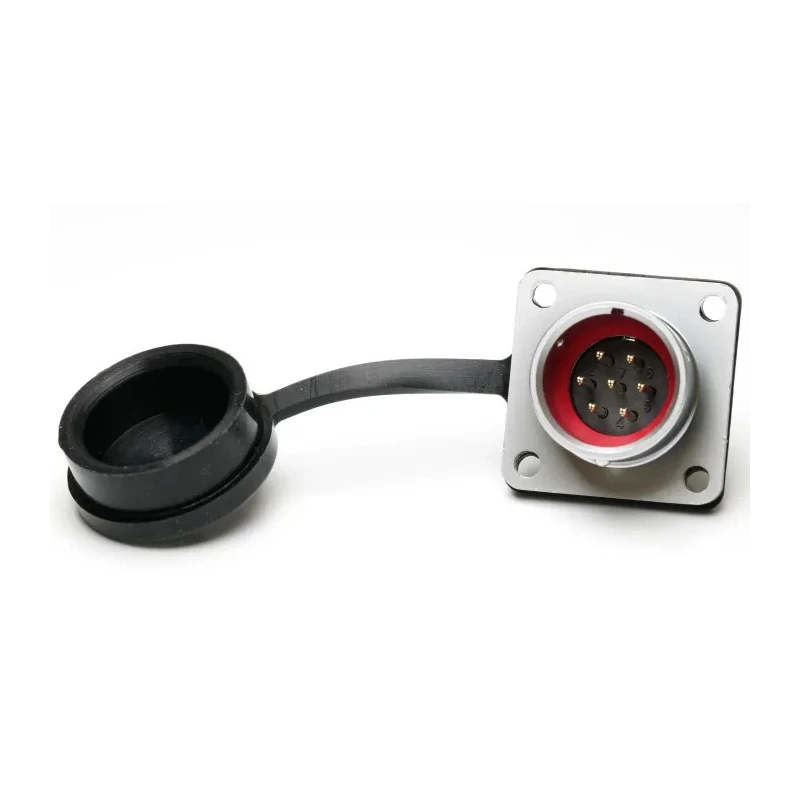 RS PRO Industrial Circular Connector Socket, 7 Contacts, Flange Mount, M16 Size, Male Contact, IP67 Rated, Chrome 206-5107