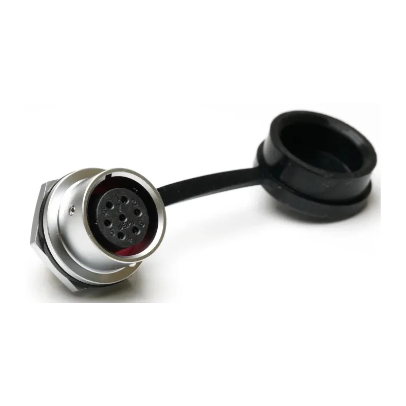 RS PRO Industrial Circular Connector, 7 Contacts, Front Mount, Socket, Female, M16, IP67, Chrome Plated Brass, Gold 206-5099