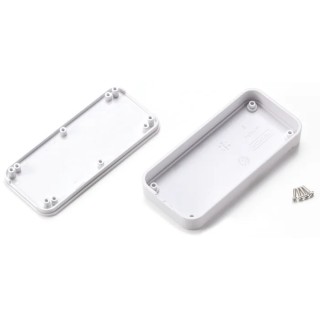 Takachi Electric Industrial White ABS Handheld Enclosure with Integral Battery Compartment IP67/IP40 115mm x 63mm x CS115N-W