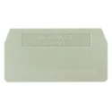 Weidmüller Z Series End Cover for Use with Terminal ZDU 6/3AN, Terminal ZDU 6/3AN BL, Terminal ZPE 6/3AN 7907370000