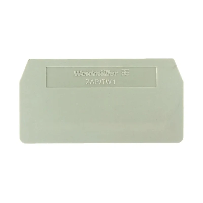 Weidmüller Z Series End Cover for Use with Terminal ZDU 6/3AN, Terminal ZDU 6/3AN BL, Terminal ZPE 6/3AN 7907370000