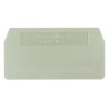 Weidmüller Z Series End Cover for Use with Terminal ZDU 6/3AN, Terminal ZDU 6/3AN BL, Terminal ZPE 6/3AN 7907370000