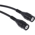 Staubli 1kV Black 1 m Lead Length BNC Test Lead 67.9770-100-21