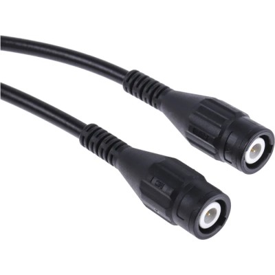 Staubli 1kV Black 1 m Lead Length BNC Test Lead 67.9770-100-21