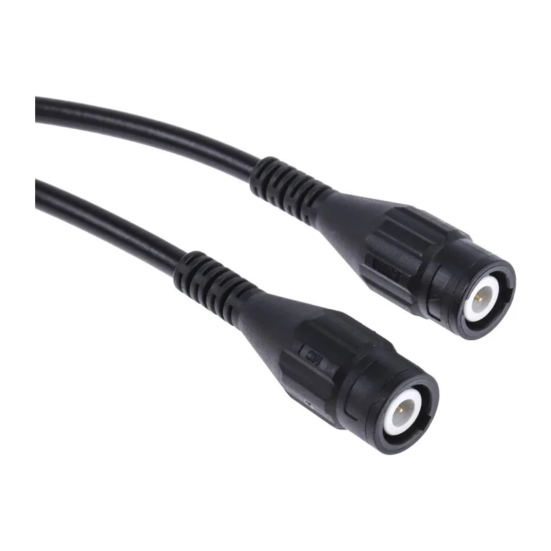 Staubli 1kV Black 1 m Lead Length BNC Test Lead 67.9770-100-21