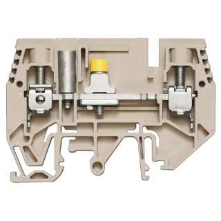Weidmüller W Series Disconnect Terminal Block Brown, 6mm², 1-Level, Screw Termination 1934800000