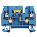 Weidmüller W Series Disconnect Terminal Block Blue 2.5mm² 1-Level Screw 1039980000
