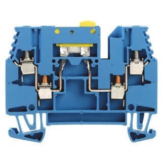 Weidmüller W Series Disconnect Terminal Block Blue 2.5mm² 1-Level Screw 1039980000