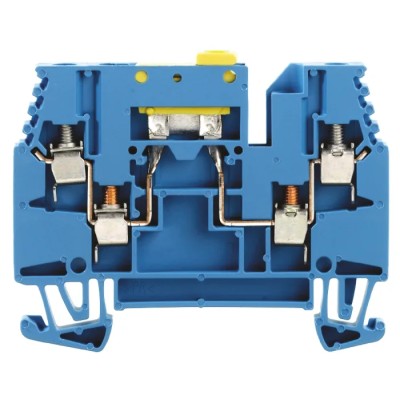 Weidmüller W Series Disconnect Terminal Block Blue 2.5mm² 1-Level Screw 1039980000