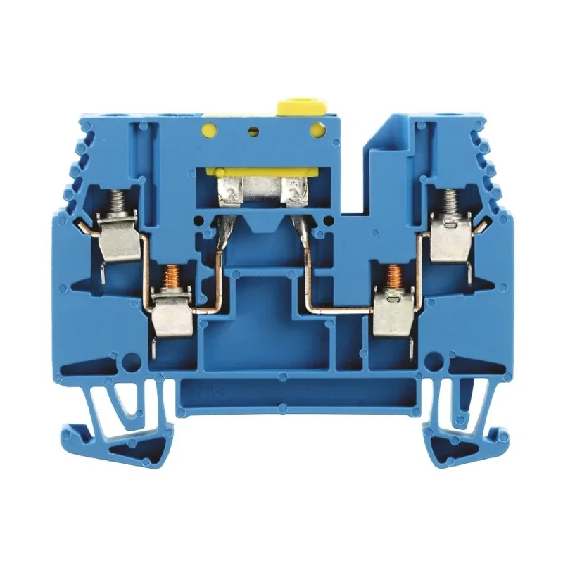 Weidmüller W Series Disconnect Terminal Block Blue 2.5mm² 1-Level Screw 1039980000