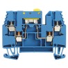Weidmüller W Series Disconnect Terminal Block Blue 2.5mm² 1-Level Screw 1039980000