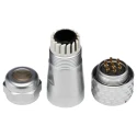 RS PRO Industrial Circular Connector 7 Contacts Cable Mount Plug Female IP67, M20, Chrome Plated Brass SF20 Series 206-5136