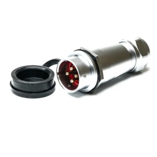 RS PRO Industrial Circular Connector M20, 4 Contacts, Socket, Male, 25A, 500V, IP67, Chrome Plated Brass SF20 Series 206-5145