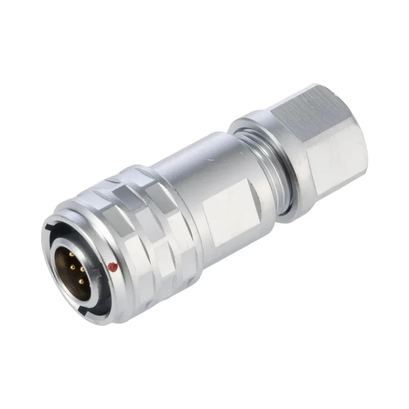 RS PRO Industrial Circular Connector M8 Plug Male, 8 Contacts, 3A, 30V, IP67, Push Pull, Chrome Plated Brass SF8B 206-5209