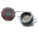 RS PRO Circular Connector Flange Mount Socket, Male Contact, 16 Pole, 10A, 500V, IP68 Rated, SP29 Series 206-5224