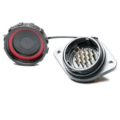 RS PRO Circular Connector Flange Mount Socket, Male Contact, 16 Pole, 10A, 500V, IP68 Rated, SP29 Series 206-5224