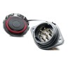 RS PRO Circular Connector, 8 Contacts, Flange Mount, Socket, Male, IP68 Rated, 500V, 10A, SP29 Series 206-5238