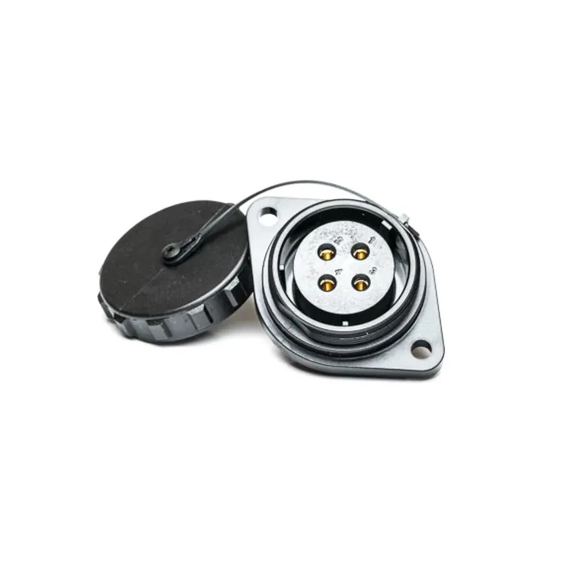 RS PRO Circular Connector, 4 Contacts, Flange Mount, Female Socket, IP68 Rated, Nylon & Polycarbonate Housing 206-5253