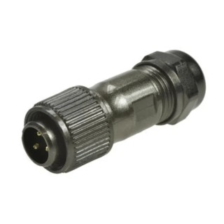 RS PRO Industrial Circular Connector, 3 Contacts, Cable Mount, Male Plug, IP67, 250V, 13A, Zinc Alloy Housing 206-5260