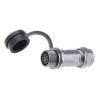 RS PRO Circular Connector Cable Socket Female 9 Contacts IP67 Zinc Alloy Housing Threaded Coupling ST12 Series 206-5291