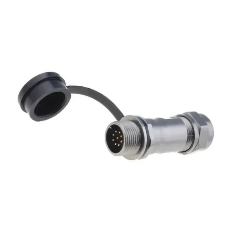 RS PRO Industrial Circular Connector 9 Contacts Cable Socket Male Threaded Coupling IP67 ST12 Series 206-5283