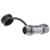 RS PRO Industrial Circular Connector 9 Contacts Cable Socket Male Threaded Coupling IP67 ST12 Series 206-5283